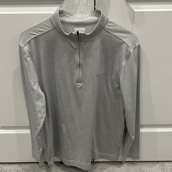 Greg Norman Collection Other - Greg Norman Collection Men's Light Gray Quarter-Zip Sweater